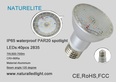 Kitchen  7W Led Spot  Par20  IP65   600 - 700lm CRI 80Ra 40pcs 2835