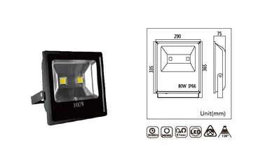 100w Ip65 integreerde de Super Heldere Openlucht Geleide Stralingshoek van Vloedlichten 120°